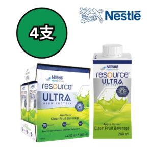 Nestle Resource Ultra Clear 力源素 果萃 (蘋果味) 200ml x4