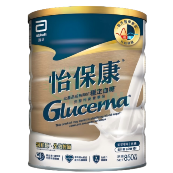 雅培 怡保康Glucerna 營養粉 雲呢拿味 850克