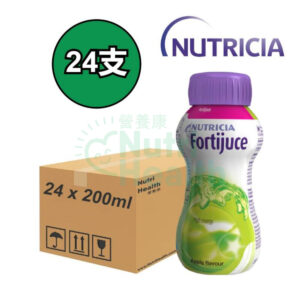 Nutricia Fortijuice營果健營養補充品 蘋果味 (200ml) 24支/箱