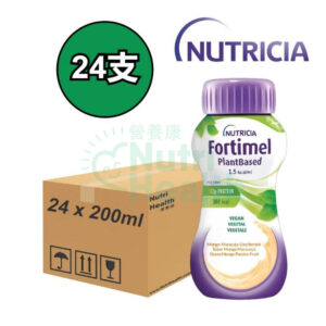 Nutricia Fortimel PlantBased 能全素純素 1.5 營養品  芒果熱情果味 24支/箱