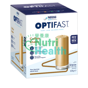 Nestle OPTIFAST®Shake(53gx12) 奶昔代餐(53克x12) 咖啡味