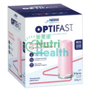 Nestle OPTIFAST®Shake(53gx12) 奶昔代餐(53克x12) 士多啤梨味