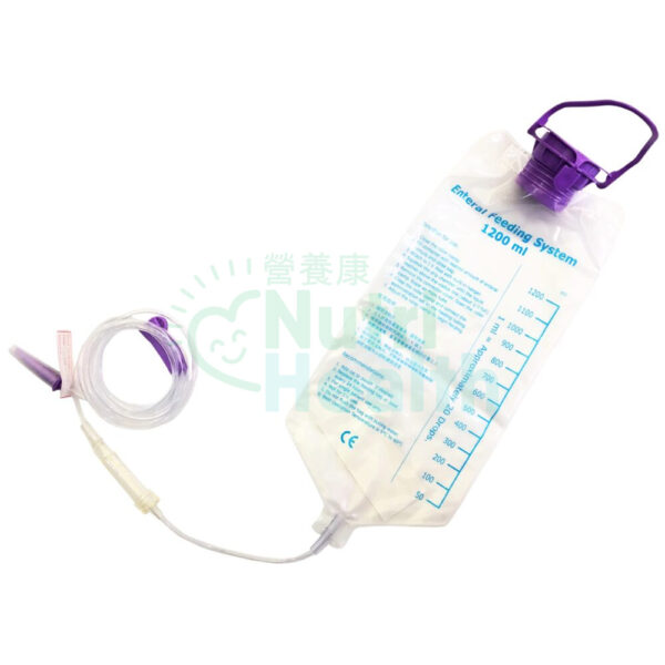 Enteral 餵食奶袋 – 1200ml 【30個/箱，如顧客想原箱買，可選數量為30個】