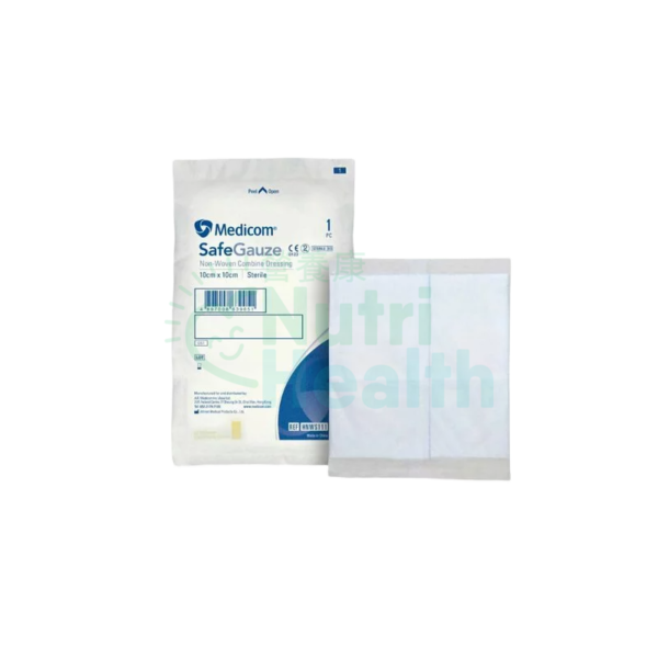 Medicom 麥迪康 - Safegauze 特強吸滲消毒無紡布 (10 x 10cm) | (1包30片)