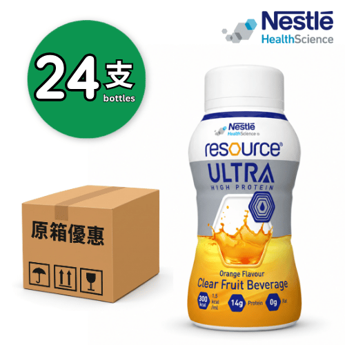 Nestle Resource Ultra Clear 力源素 果萃 (香橙味) 200ml x24